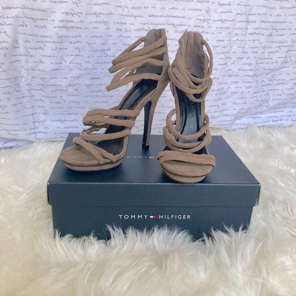 Brown Strappy Heels